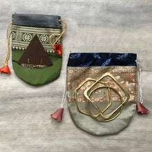 Load image into Gallery viewer, Sari Gift Bag/Pouch - Perfect for Gifts!
