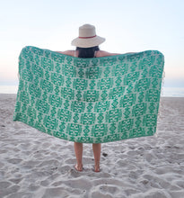 Load image into Gallery viewer, Mexican Blanket | Aztec Throw | Oversized Turkish Towel: Dark Blue