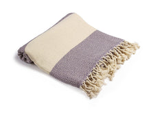 Load image into Gallery viewer, Aegean Concept Turkish Beach Towels – Oversized, Quick-Dry, Soft &amp; Packable – Purple