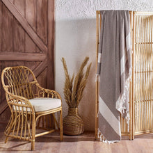 Load image into Gallery viewer, Throw Size Aegean Blanket – Soft &amp; Breathable 100% Turkish Muslin - 7 Colors: Mustard