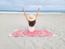 Load image into Gallery viewer, Mandala Turkish Towel | Double Sided Beach Towel | Sand Free: Yellow