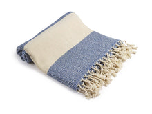 Load image into Gallery viewer, Aegean Concept Turkish Beach Towels – Oversized, Quick-Dry, Soft &amp; Packable – Baby Blue