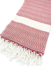 Load image into Gallery viewer, Turkish Beach Towel | Bamboo Towel | Peshtemal : Baby Pink