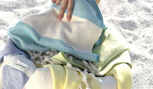 Load image into Gallery viewer, Aegean Concept Turkish Beach Towels – Oversized, Quick-Dry, Soft &amp; Packable – Baby Blue