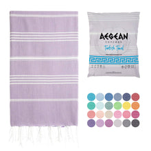 Load image into Gallery viewer, Aegean Concept Turkish Beach Towels – Oversized, Quick-Dry, Soft &amp; Packable – Night Blue