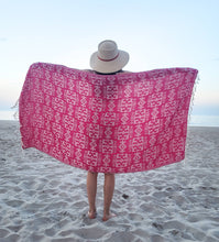 Load image into Gallery viewer, Mexican Blanket | Aztec Throw | Oversized Turkish Towel: Orange